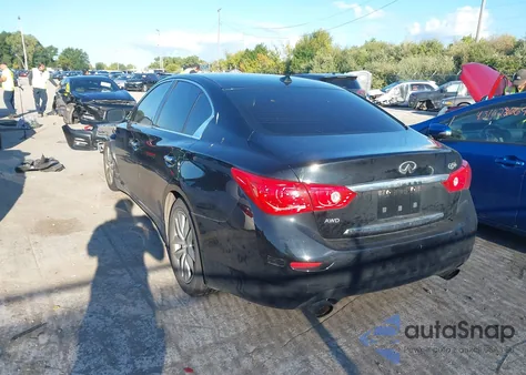 2017 Infiniti Q50 3.0T Premium z USA, uszkodzony, nr VIN JN1EV7AR0HM831552